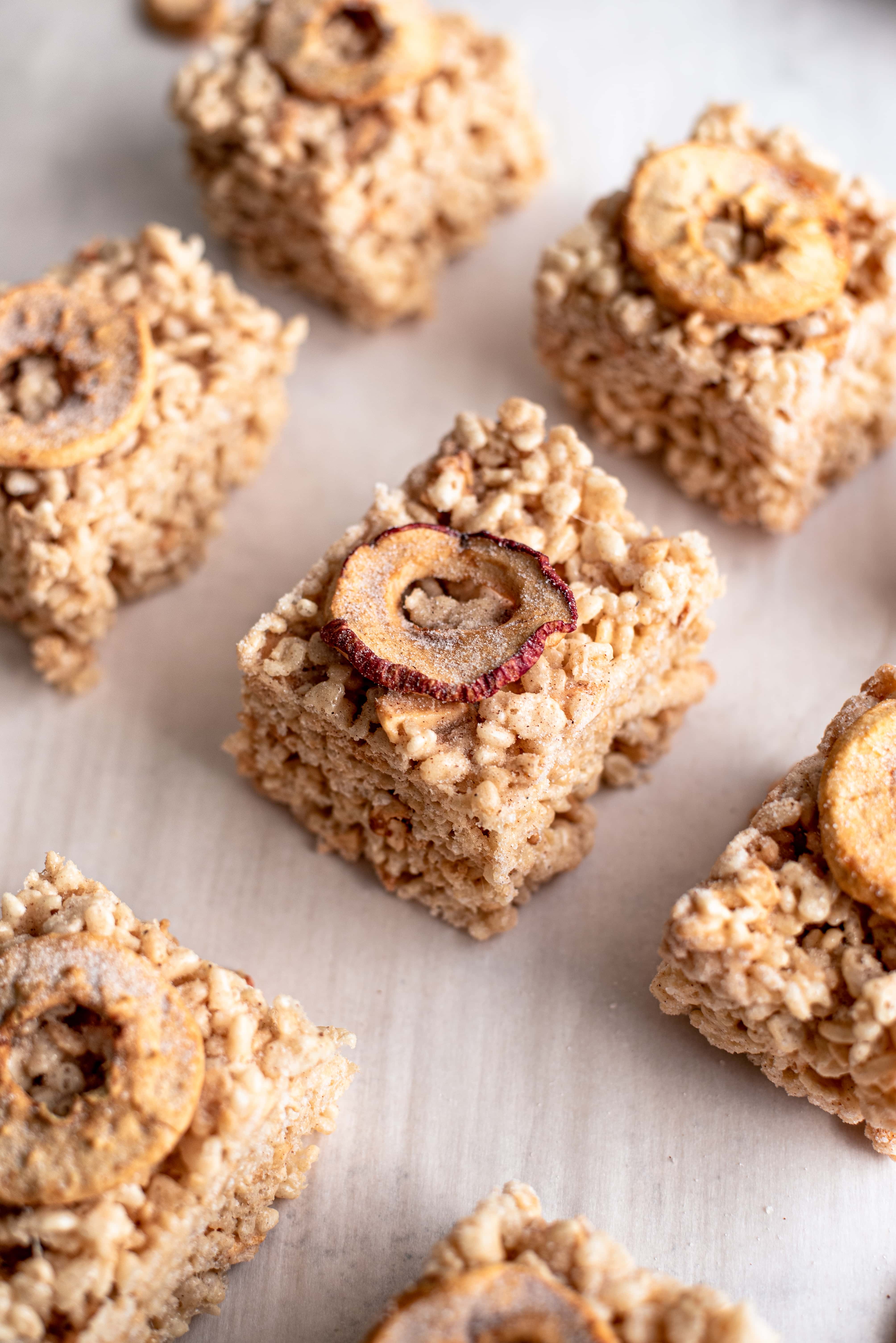 Caramel Apple Rice Krispie Treats