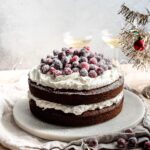 Gingerbread Cake with Bourbon Cream