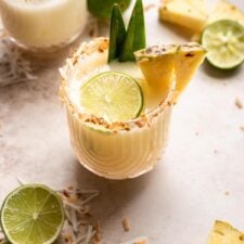 Fresh Coconut Pineapple Margarita-image
