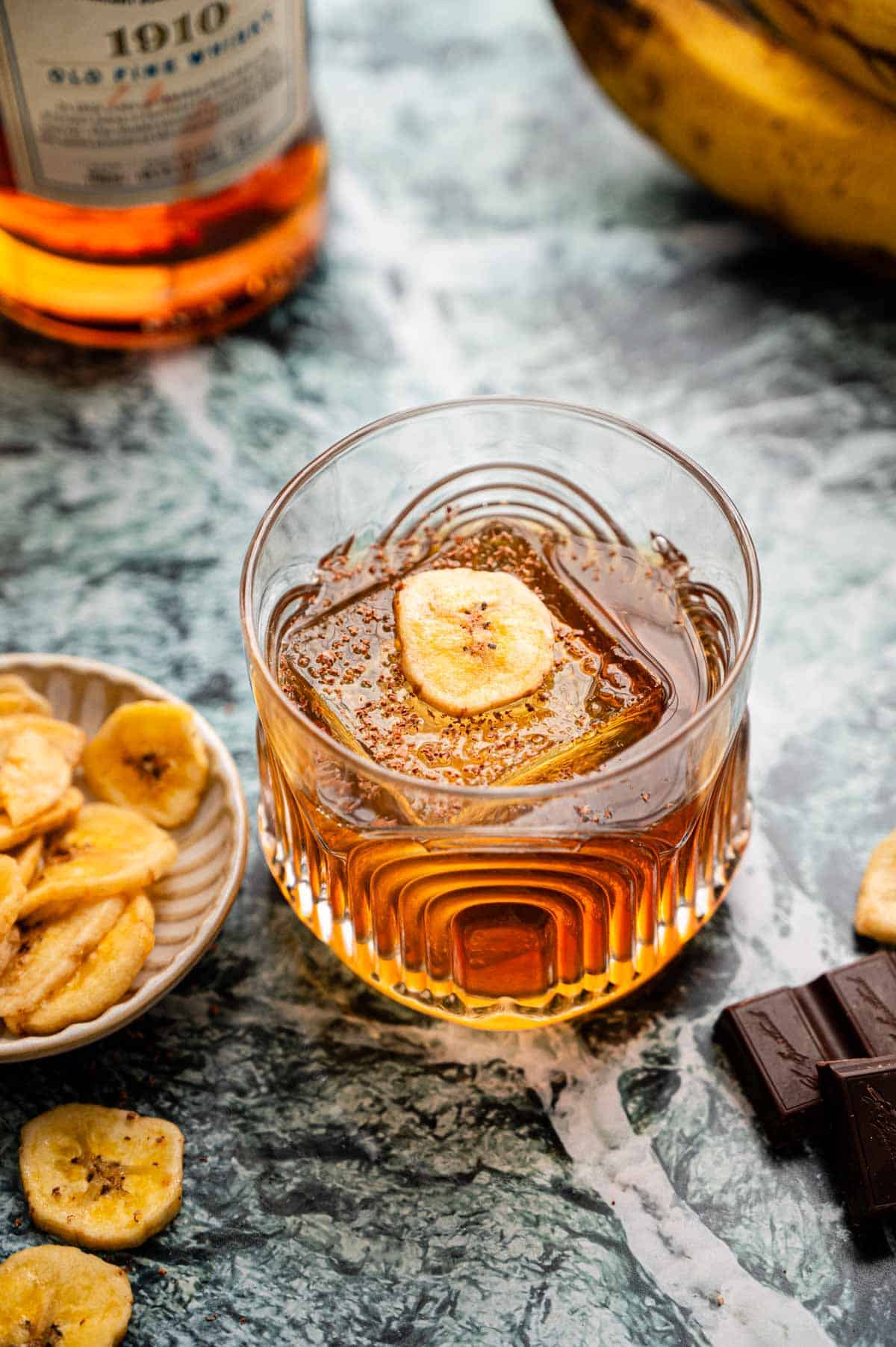 Banana Bread Old Fashioned Cocktail - The G & M Kitchen